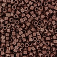 Miyuki delica kralen 11/0 - Duracoat galvanized matted dark berry DB-1842F